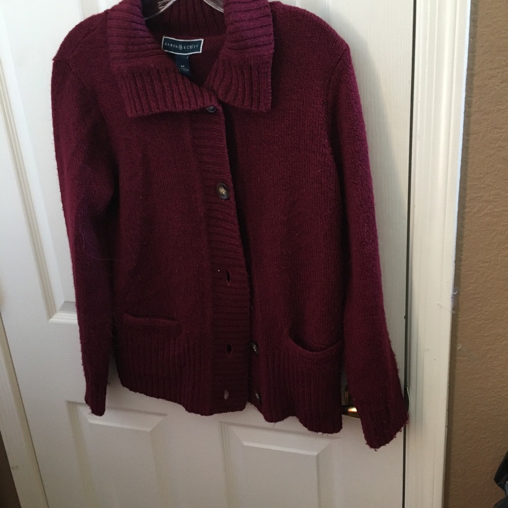 FINAL MARKDOWN Ladies Karen Scott cardigan medium